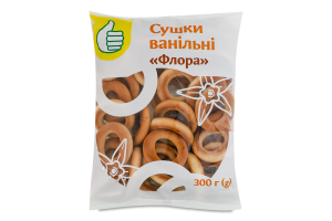Сушки ванильные Флора ТОВ КБВ м/у 300г
