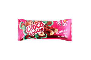 Вафлі з горіхом фундук Choco-Shocks Polus м/у 45г