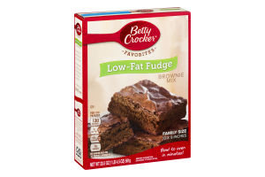 Betty Crocker 13 x 9 Family Size Brownie Mix Low-Fat Fudge