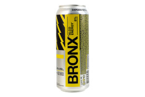 Напій енергетичний 0.5л 8% слабоалкогольний сильногазований Bronx ж/б