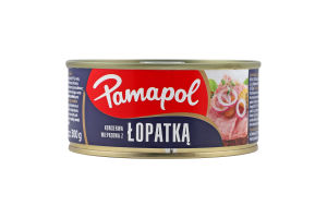 Лопатка свиняча консервована стерилізована Pamapol ж/б 300г