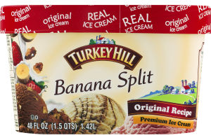 Turkey Hill Original Recipe Premium Ice Cream Banana Split