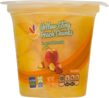 Ahold Yellow Cling Peach Chunks In Extra Light Syrup