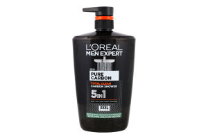 Гель для душа 5в1 Pure Carbon Men Expert L'Oreal Paris 1л