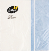 Серветки паперові Дамаск 33*33см 3шари 18шт Сілкен