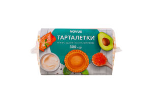 Печенье сдобное песочно-выемчатое Тарталетки Novus к/у 300г