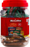 Напиток кофейный растворимый 4 аромата 3в1 Mix ассорти MacCoffee п/б 48х18г