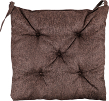 Подушка д/стільця шоколадна 38*38см Декоратор