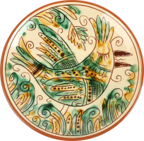 Тарілочка Птахи Косівська Майстерня кераміки Горно 1шт
