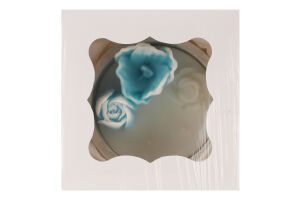 Свічка Квіти гіпсове кашпо на 24години 6*11см Строїч