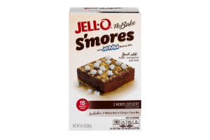 JELL-O No Bake S'mores with Jet-Puffed Mallow Bites