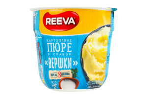 Пюре картопляне швидкого приготування Вершки Reeva ст 40г