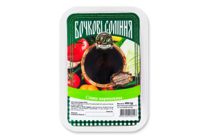 Слива маринованная Бочковые соленья ПП Діана-М лоток 450г