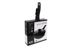 Сковорода Black Pro New алюміній антипригарне покриття з кришкою d24см Lessner