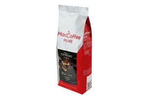 Кава натуральна смажена в зернах Espresso Forte Pure MacCoffee м/у 1кг