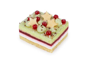 Торт Фісташковий з малиновим желе, ваг