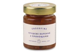 Варення грушеве з прянощами стерилізоване Endorfine в/ґ с/б 234г