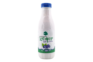 Кефір 2.5% з наповнювачем Чорниця Villa Milk п/пл 500г