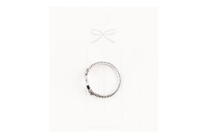 Каблучка сірий метал FHF25618M33