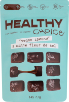Цукерки шоколадні Іриски з сіллю Fleur de sel Healthy Choice д/п 145г
