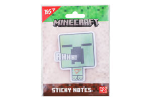 Папір д/нотаток Minecraft з клейким шаром 40аркушів Yes