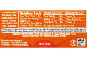 Trident Sugar Free Gum Tropical Twist - 18 CT