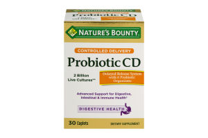 Nature's Bounty Probiotic CD Digestive Health Caplets - 30 CT