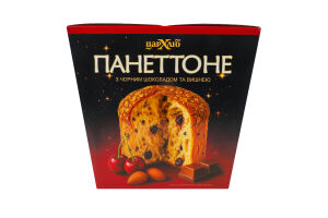 Кекс Панеттоне с черным шоколадом и вишней Цар хліб к/у 450г