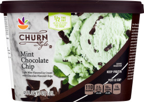 Ahold Churn Style Ice Cream Mint Chocolate Chip