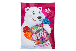 Карамель леденцовая с начинкой Beri Roshen м/у 180г