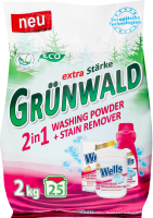 Порошок пральний 2в1 універсальний безфосфатний 2кг Grunwald