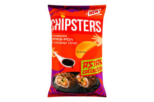 Чипсы картофельные Курица-ролл и соевый соус Asian collection Chipster's м/у 90г