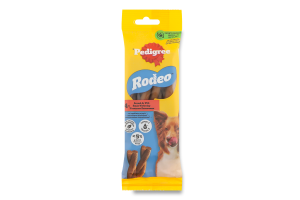 Корм сухий додатковий для дорослих собак З яловичиною Rodeo Pedigree д/п 70г