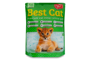 Наполнитель силикагелевый для кошачьих туалетов с ароматом яблока Best Cat 3.6л