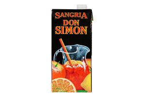 Вино 1л 7% червоне солодке ароматизоване виноградне Sangria Don Simon т/п