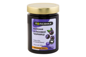 Варенье из лесной черники стерилизованное Полісянка с/б 410г