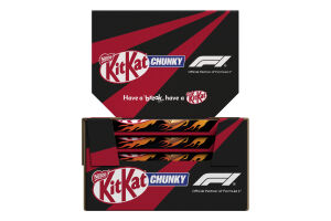 Вафли покрытые глазурью со вкусом карамели и молочным шоколадом Chunky Kit Kat м/у 40г