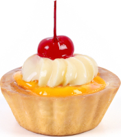 Пирожное Корзинка с персиком