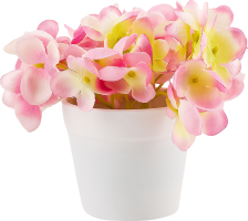 Гортензія штучна у горщику 11*11см в асортименті