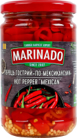 Перец острый пастеризованный По-мексикански Marinado с/б 300г