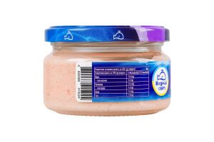 Продукт с икрой мойвы и крабовым мясом пастеризованный Икорка Водний світ с/б 160г