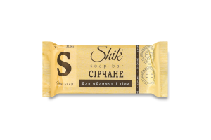 Мыло туалетное для лица и тела Серное Shik 140г