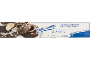 Entenmann's Classic Chocolate Lover's Variety Pack Donuts - 8 CT