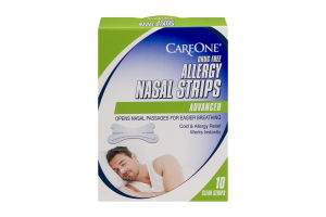 CareOne Allergy Nasal Strips Advanced - 10 CT