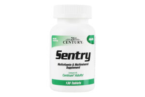 Добавка диетическая таблетки Sentry Adults 21st Century 130шт