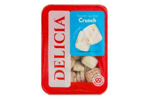 Печенье сдобное в глазури Crunch Delicia лоток 0.3кг