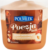 Десерт Polmlek молочний фундук та збиті вершки