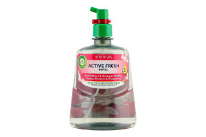 Флакон змінний до автоматичного освіжувача повітря Цвіт вишні та свіжість малини Active fresh Air Wick 228мл