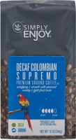 Simply Enjoy Ground Coffee Decaf Colombian Supremo