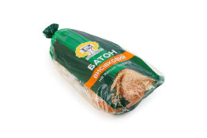 Батон нарізний на житній заквасці Висівковий Рома м/у 0.4кг